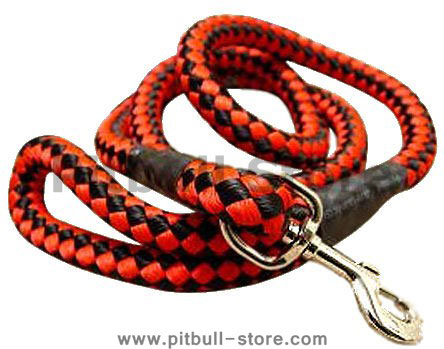 round nylon dog leash