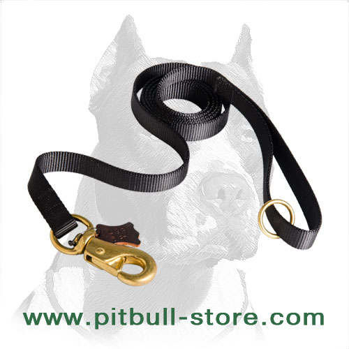 material nylon leash Pitbull [L98##1077 Functional Material Leash of Dog Nylon